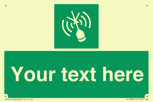 Custom sign safe condition Emergency position beacon